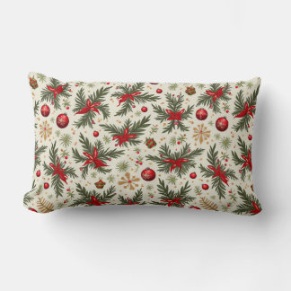 rechteckiges Weihnachtskissen Lendenkissen