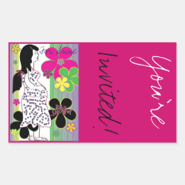 Rechteckkleber Rechteckiger Aufkleber