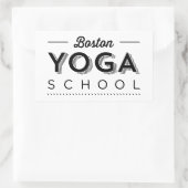 Rechteckkleber Rechteckiger Aufkleber (Tasche)