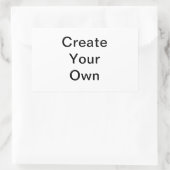 Rechteckkleber Rechteckiger Aufkleber (Tasche)