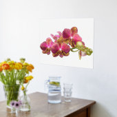 Rechter Foil Akzent auf Red Orchids Print Poster (Ablage(Küche))