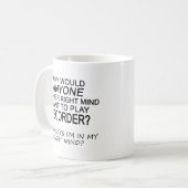 Rechter Gedankenrekorder Kaffeetasse (Vorderseite Links)