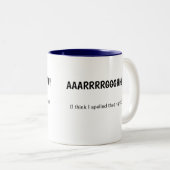 Rechter Kaffee-Tasse Zweifarbige Tasse (VorderseiteRechts)