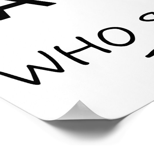 Rechter Mind Bassoon Poster (Ecke)