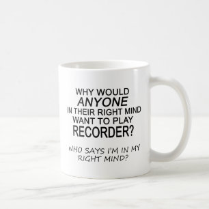 Rechter Sinnesrecorder Kaffeetasse