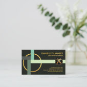 Rechter Winkel mathematische Formen Visitenkarte (Stehend Vorderseite)