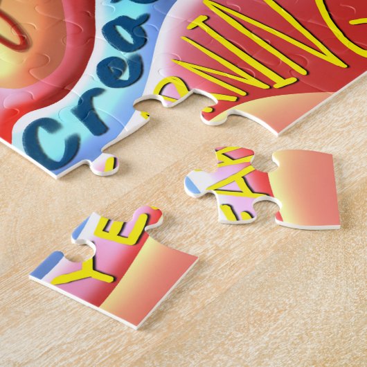 Rechtes Gehirn-links Gehirn-Puzzlespiel Puzzle (Seite)