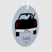 Rechtes Handantrieb Neuer Fahrer Mädchen Ornament (Vorderseite)