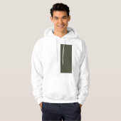 Rechtes Moss Green Hoodie - Anpassbar (Vorne ganz)