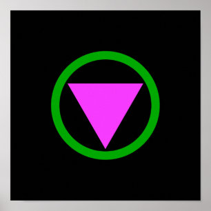 Rechtes Symbol Poster