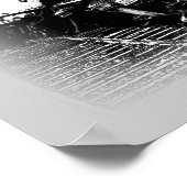 Rechtes Track falsch Train Funny Poster Sign (Ecke)