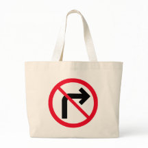 Rechtes Zeichen verboten | Jumbo Tote Bag