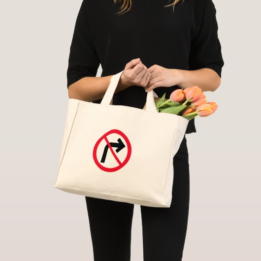 Rechtes Zeichen verboten | Tiny Tote Bag Mini Stoffbeutel (Vorderseite (Produkt))