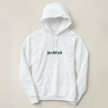 Rechtfertigte Frauenhoodie