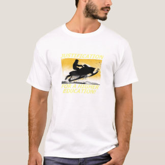 Rechtfertigung für einen höheren Bildung T-Shirt