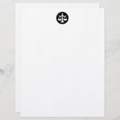 Rechtlich Briefbogen (Vorne/Hinten)