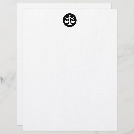 Rechtlich Briefbogen (Vorne/Hinten)