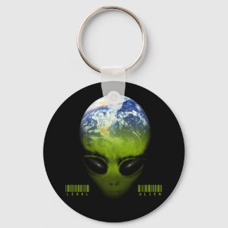 RECHTLICHE ALIEN SCHLÜSSELANHÄNGER