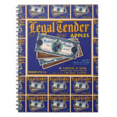 Rechtliche Ausschreibung Äpfel mit Mehrfachdruck Notizblock (Vorderseite)
