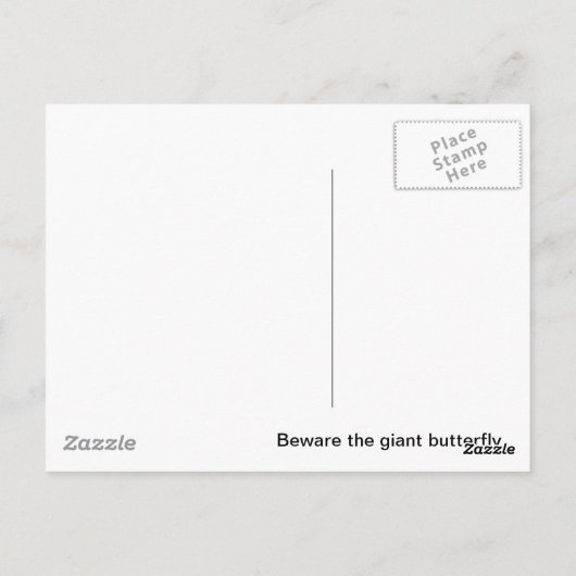 Rechtliche Drogen Postkarte (Rückseite)