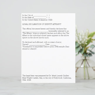 Rechtliche Identitätsbekundung