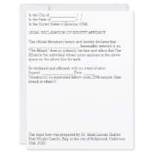 Rechtliche Identitätsbekundung