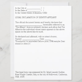 Rechtliche Identitätsbekundung