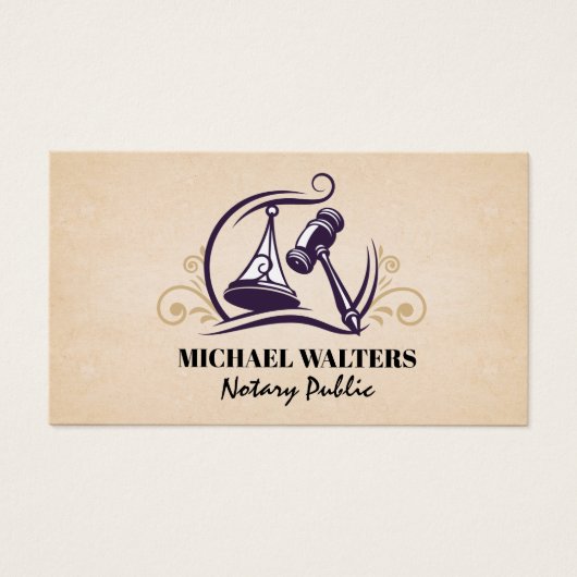 Rechtliche Skala | Gavel Logo (Vorderseite)