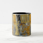 Rechtliche Vereinfachung Zweifarbige Tasse (Mittel)