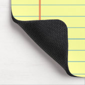 Rechtlicher Notizblock-Muster Mousepad (Ecke)
