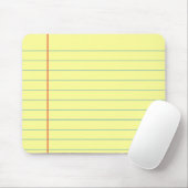 Rechtlicher Notizblock-Muster Mousepad (Mit Mouse)