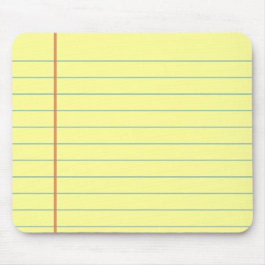 Rechtlicher Notizblock-Muster Mousepad (Vorne)