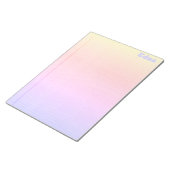 Rechtlicher Pad Rainbow Gradient Notizblock (angewinkelt)