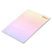 Rechtlicher Pad Rainbow Gradient Notizblock (angewinkelt)