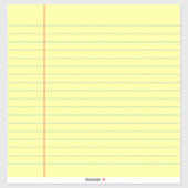 Rechtliches Muster Aufkleber (Blatt)