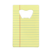 Rechtliches Muster Geldkarten Flaschenöffner (Rückseite)