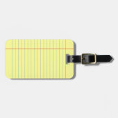 Rechtliches Muster Gepäckanhänger (Vorderseite horizontal)