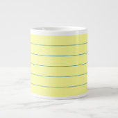 Rechtliches Muster Jumbo-Tasse (Vorderseite)