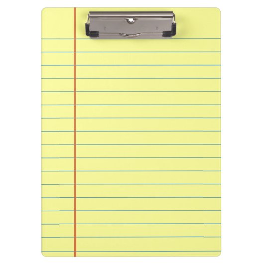 Rechtliches Muster Klemmbrett (Vorderseite)