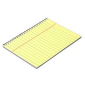 Rechtliches Muster Notizblock (Linke Seite)