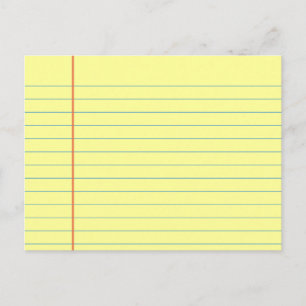 Rechtliches Muster Postkarte