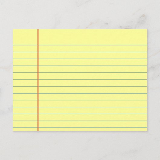 Rechtliches Muster Postkarte (Vorderseite)