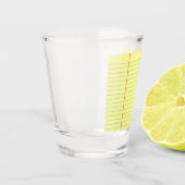 Rechtliches Muster Schnapsglas (Links)