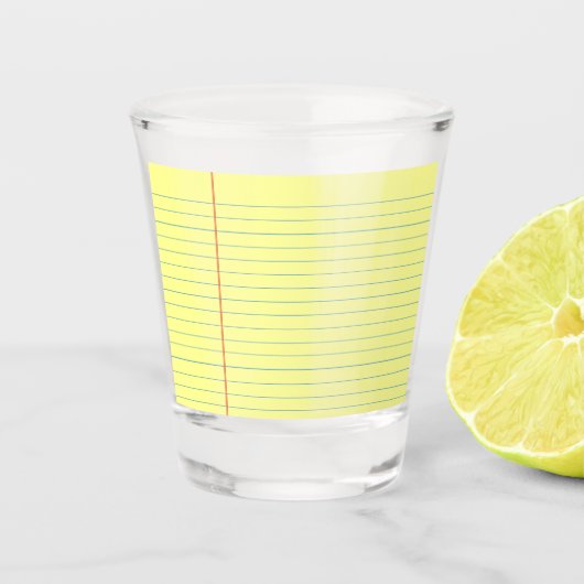 Rechtliches Muster Schnapsglas (Vorderseite)