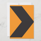 Rechts abbiegen Einladungen (Vorderseite)