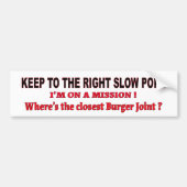 rechts behalten autoaufkleber (Vorne)