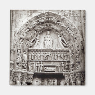 Rechts Bucht des Königlichen Portals, Mitte des 12 Magnet