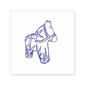 Rechts gegenüber Iris-Briefmarke Permastempel (Design)