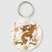 Rechts gegenüber Kokopelli Musiker mit musikalisch Schlüsselanhänger (Vorderseite)