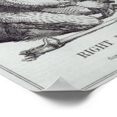 Rechts Leg im Boot bei Last' Poster (Ecke)